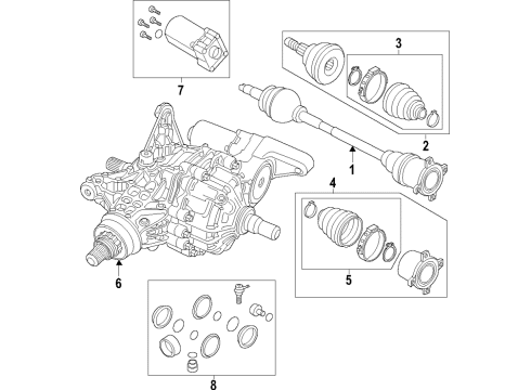 2019 Jeep Renegade Rear Axle, Axle Shafts & Joints, Drive Axles, Propeller Shaft Diagram