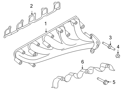 2005 Dodge Ram 1500 Exhaust Manifold Diagram 4 - Thumbnail