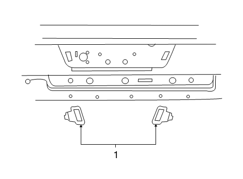 2008 Dodge Ram 2500 License Lamps Diagram 1 - Thumbnail