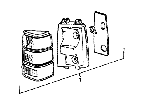 1986 Dodge Aries Tail Lamps Diagram