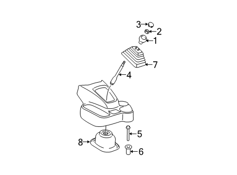 2003 Dodge Ram 2500 Gear Shift Control Diagram 2 - Thumbnail