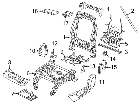 2022 Ram 2500 Lumbar Control Seats Diagram