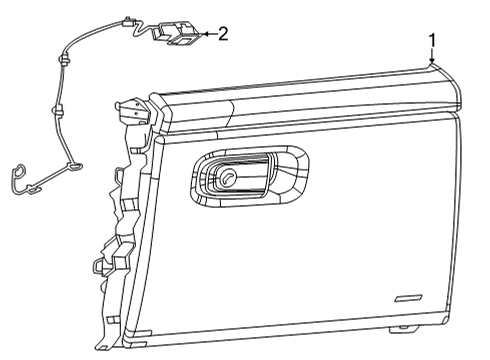 2024 Jeep Grand Cherokee L Glove Box Diagram