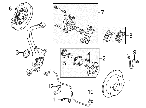 2002 Chrysler Sebring Anti-Lock Brakes Diagram 8 - Thumbnail