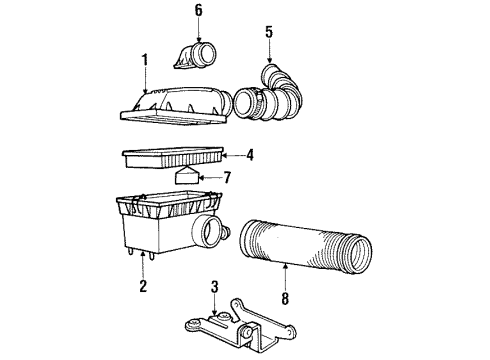 1987 Chrysler LeBaron Filters Diagram 1 - Thumbnail