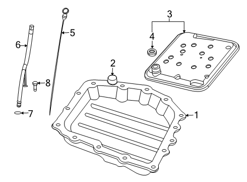 2014 Dodge Journey Transaxle Parts Diagram