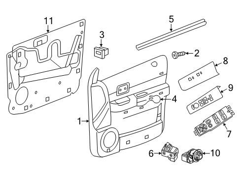 2008 Chrysler Aspen Mirrors Diagram