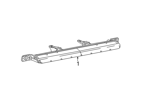 2015 Jeep Cherokee High Mount Lamps Diagram