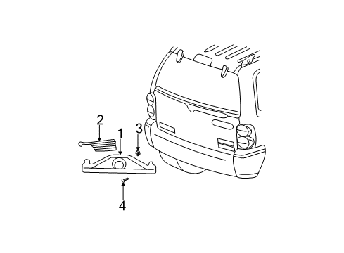 2003 Jeep Liberty License Lamps Diagram