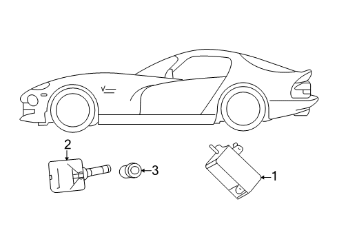 2016 Dodge Viper Tire Pressure Monitoring Diagram