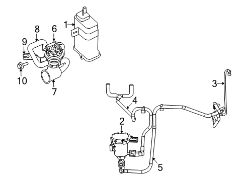 2008 Dodge Viper Emission Components Diagram