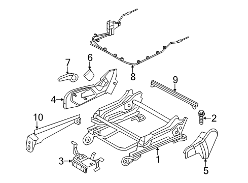 2011 Jeep Grand Cherokee Tracks & Components Diagram 2 - Thumbnail