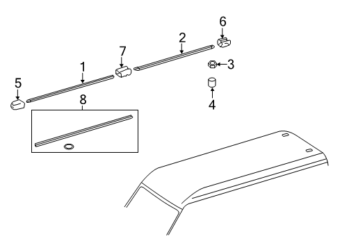 2007 Dodge Sprinter 3500 Luggage Carrier Diagram 1 - Thumbnail