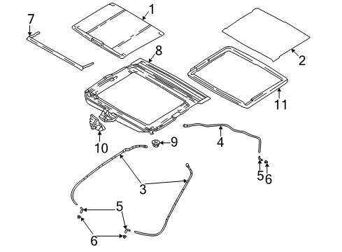 2000 Dodge Neon Sunroof Diagram