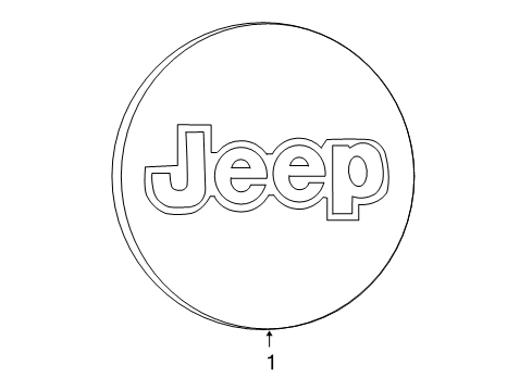 2009 Jeep Liberty Wheel Covers & Trim Diagram
