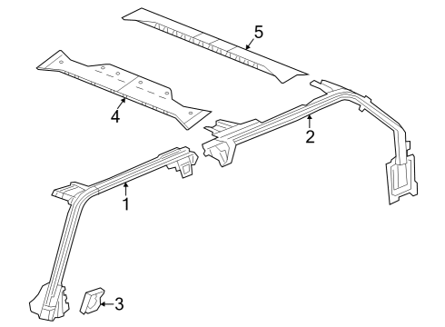 2025 Jeep Wrangler Roll Bar Diagram
