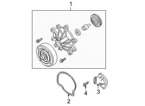 2007 Dodge Dakota Water Pump Diagram