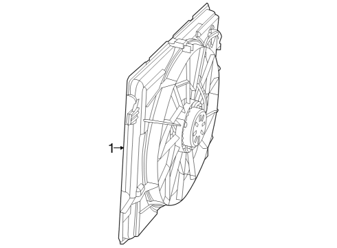 2022 Jeep Grand Cherokee Cooling System, Radiator, Water Pump, Cooling Fan Diagram 1 - Thumbnail
