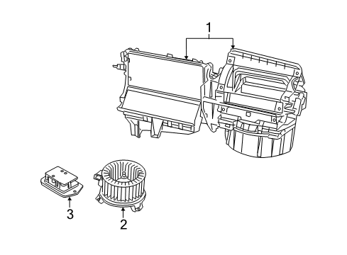 2011 Jeep Compass Blower Motor & Fan, Air Condition Diagram 2 - Thumbnail