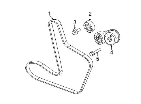 2008 Chrysler Sebring Belts & Pulleys, Maintenance Diagram 6 - Thumbnail