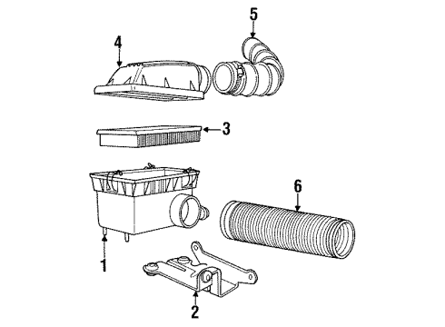 1989 Dodge Lancer Filters Diagram 1 - Thumbnail