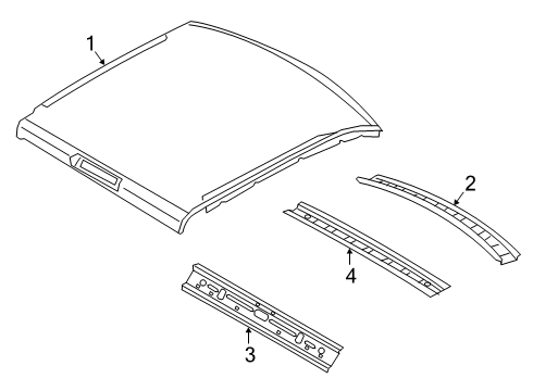 2022 Ram 3500 Roof & Components Diagram 3 - Thumbnail
