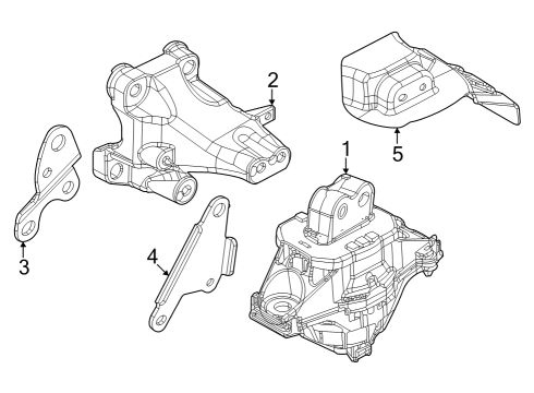 2025 Jeep Grand Cherokee Engine & Trans Mounting Diagram 2 - Thumbnail