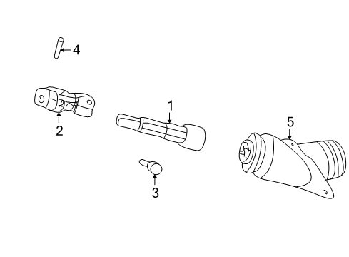 2000 Chrysler Concorde Shaft & Internal Components Diagram