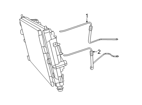 2007 Chrysler Sebring Trans Oil Cooler Diagram 1 - Thumbnail