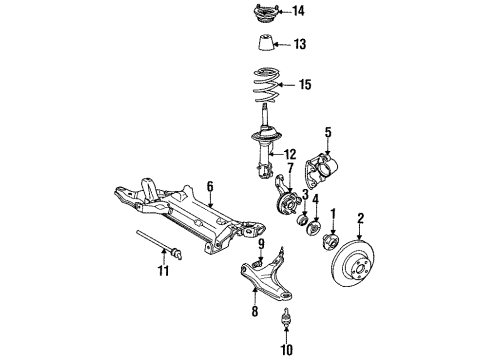 1985 Chrysler Executive Limousine Front Brakes Diagram