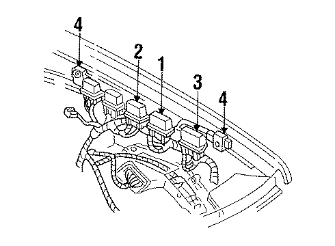 1989 Dodge Caravan Electrical Components Diagram