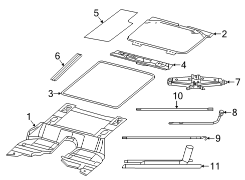 2020 Jeep Wrangler Interior Trim - Rear Body Diagram 2 - Thumbnail