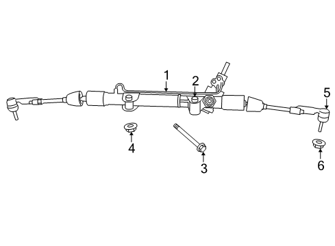2011 Dodge Nitro Steering Column & Wheel, Steering Gear & Linkage Diagram 4 - Thumbnail