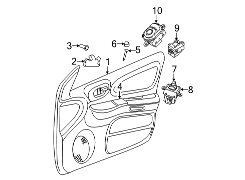 2000 Dodge Neon Mirrors Diagram