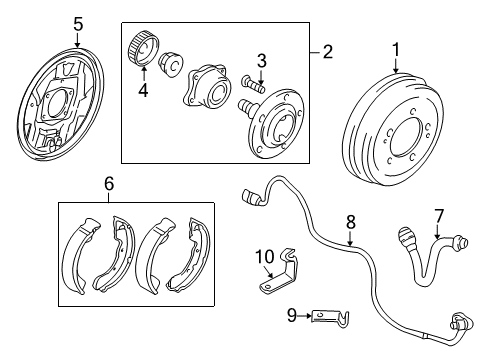2005 Dodge Stratus Rear Brakes Diagram