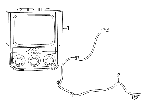 2024 Ram 1500 Classic Navigation System Diagram
