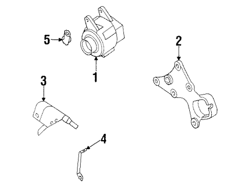 1999 Chrysler LHS Alternator Diagram