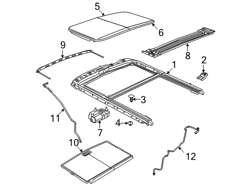 2014 Dodge Journey Sunroof Diagram