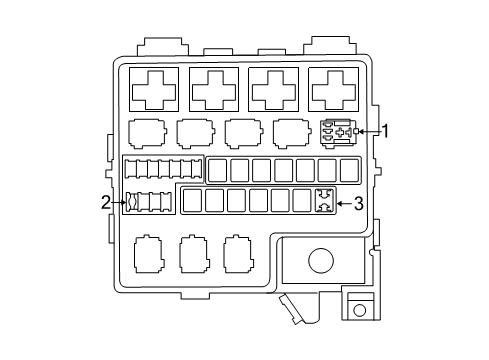 2007 Chrysler Sebring Fuse & Relay Diagram