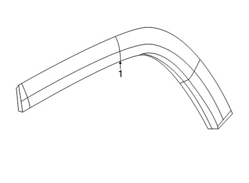 2024 Jeep Grand Cherokee L Exterior Trim - Quarter Panel Diagram