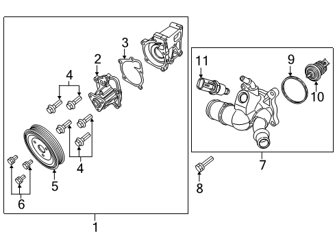 2018 Ram ProMaster City Water Pump Diagram