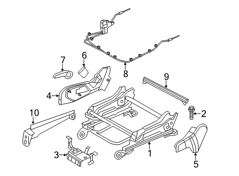 2015 Dodge Durango Tracks & Components Diagram 2 - Thumbnail