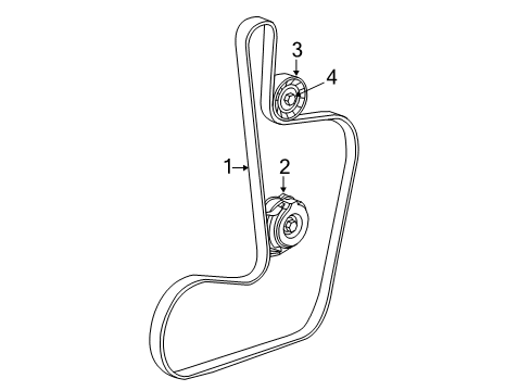 2018 Dodge Charger Belts & Pulleys, Maintenance Diagram 1 - Thumbnail