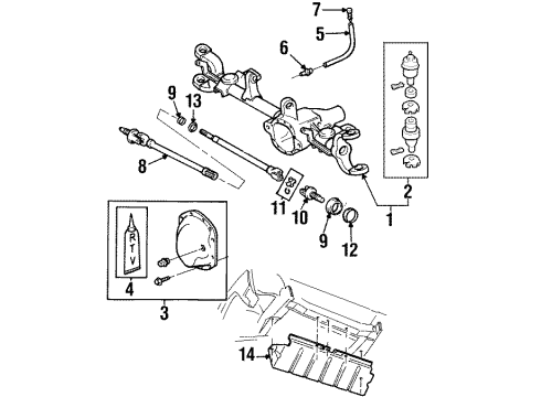 1997 Jeep Cherokee Front Axle & Carrier Diagram