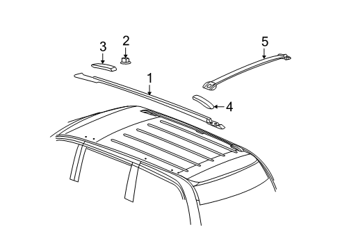 2019 Dodge Grand Caravan Luggage Carrier Diagram