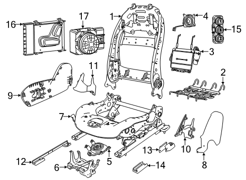 2021 Jeep Cherokee Lumbar Control Seats Diagram