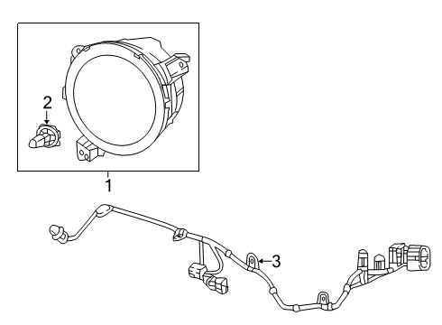 2020 Jeep Gladiator Headlamps, Electrical Diagram 1 - Thumbnail