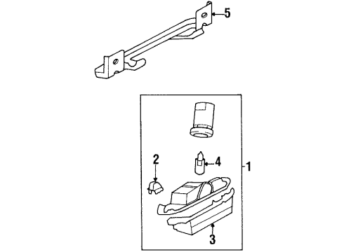 1999 Dodge Avenger License Lamps Diagram