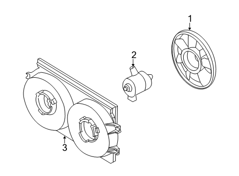 2002 Chrysler Sebring Cooling System, Radiator, Water Pump, Cooling Fan Diagram 4 - Thumbnail
