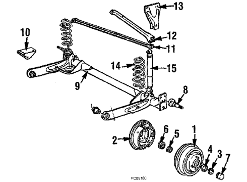 1987 Dodge Lancer Rear Brakes Diagram